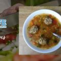 Albondigas soup (Mexican meatball soup)